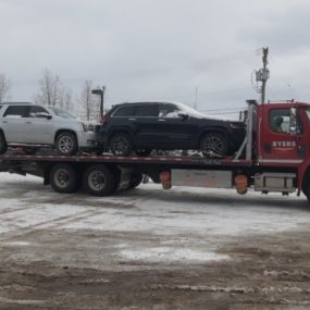 Stuck on the side of the road? Call for a tow!