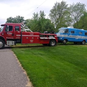 Stuck on the side of the road? Call for a tow!