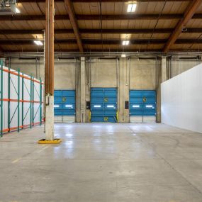 large warehouse space with private bay doors