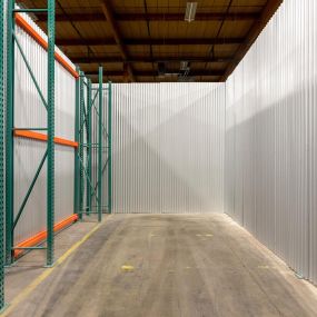 small warehouse space with loading dock access