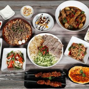 Modern Uyghur Food prepared by Kusan Uyghur Cuisine