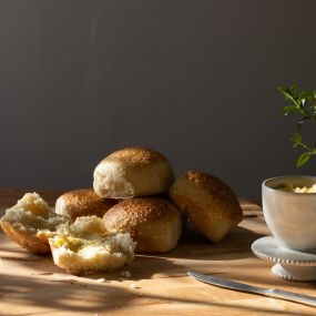 Fresh Baked Rolls at Starling Bakery