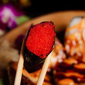 Tobiko, Flying Fish Roe, at Wakatobi Japanese Grill Hibachi and Sushi