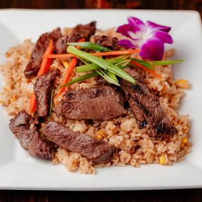 Fried Rice With Beef at Wakatobi Japanese Grill Hibachi and Sushi