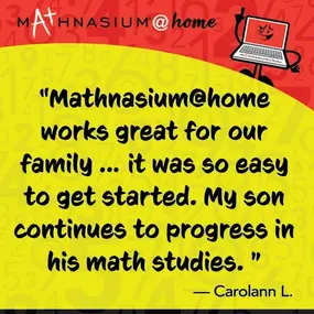 Live, face-to-face instruction online with Mathnasium's @home.platform