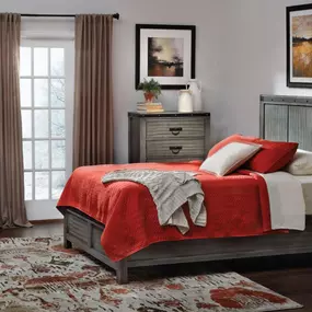 Gunsmoke Queen Panel Bed