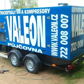 Půjčovna elektrocentrál. Automatický start ,50hz/60hz, Twin,  Ticha elektrocentrála
