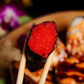 Tobiko, Flying Fish Roe, at Wakatobi Japanese Grill Hibachi and Sushi