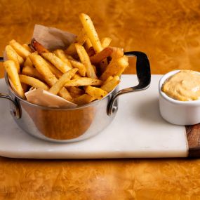 Crispy Frites with cajun aioli