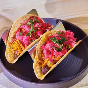 Pork pibil tacos