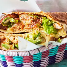 Chicken club quesadilla