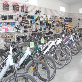 Whether hitting the trails for fun or roads for everyday transportation, the seasoned and knowledgeable staff at Sugar Valley Bicycle offers a wide selection of ebikes and bicycle accessories with a VIP level of customer service.
Founded in 2014 by Adam Yoder, who grew up working and tinkering on traditional bikes in his father’s bicycle shop—our family-owned and operated bike shop has evolved and expanded.
While at first the sales of traditional bikes drove our business, over the years the adve