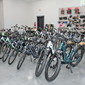 Whether hitting the trails for fun or roads for everyday transportation, the seasoned and knowledgeable staff at Sugar Valley Bicycle offers a wide selection of ebikes and bicycle accessories with a VIP level of customer service.
Founded in 2014 by Adam Yoder, who grew up working and tinkering on traditional bikes in his father’s bicycle shop—our family-owned and operated bike shop has evolved and expanded.
While at first the sales of traditional bikes drove our business, over the years the adve