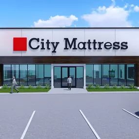 Rendering of City Mattress new store in Cape Coral, Florida.