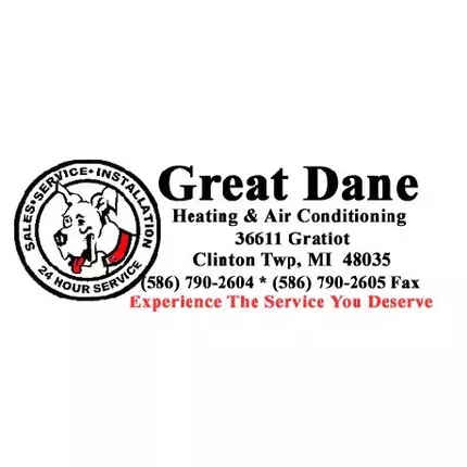 Logo from Great Dane Heating, Cooling, Electrical, & Plumbing