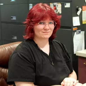Hello! I’m Makayla, but I prefer going by Mik. I am one of our front office administrators, and I have been with the office since 2020. Besides front office administration, I have worked in the back office in instrument sterilization, and fun fact: This was my first job. I started at the office when I was in high school. I like typing up sedation schedules and organizing miscellaneous things around the office.

I am a full-time college student at Slippery Rock University working on my bachelor’s