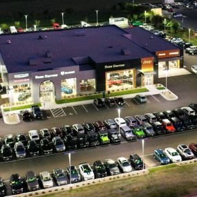 Russ Darrow Chrysler Dodge Jeep Ram of Milwaukee aerial photo.