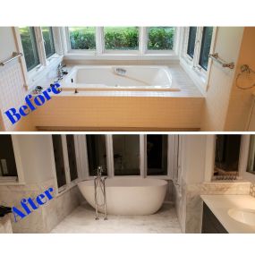 Bathroom renovation, Out with the old in with the new