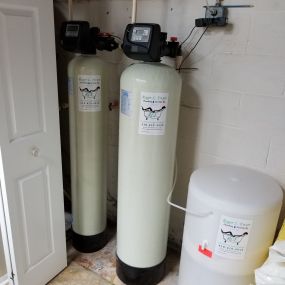 Neutralizer softener installation for low pH and Hardness.