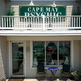 Cape May Psychic is located at 7 Gurney St, Cape May, New Jersey 08204.  Walk-ins welcome, appointments preferred.  Readings are also available by phone.