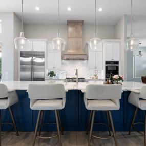 Gorgeous kitchen update with Showplace cabinetry & Cambria Countertops & backsplash