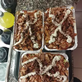 Kapsalon différente viande