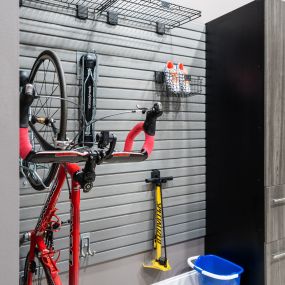 Discover the joy of clutter-free with custom slatwall for all your storage needs!