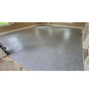 The joys of a clean garage when you upgrade to a commercial grade epoxy floor.