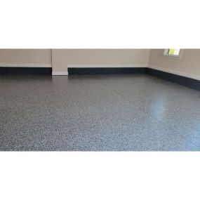 Our PremierOne polyaspartic floor coating is not only easy on the eyes but easy to clean.