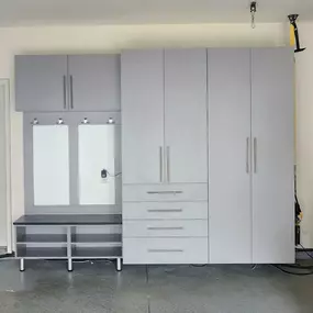 Your garage, your way! Our storage solutions are customizable to fit your needs and style