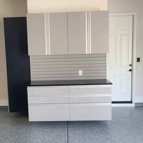 Your garage, your rules! Our cabinetry is fully customizable to fit your garage's layout and your unique needs. Let's create a perfect storage plan together.