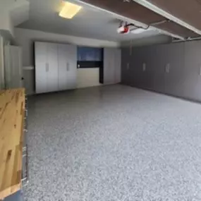 Dreaming of a garage that's uniquely yours? Create your dream garage with our commercial grade epoxy flooring and personalized garage storage.