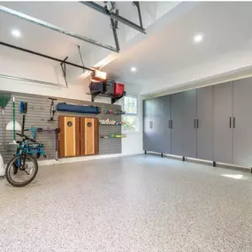 Dreaming of a garage that's uniquely yours? We can personalize your space with customizable flooring options and storage options.