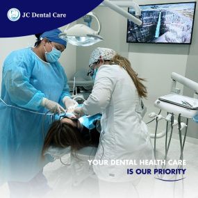 Equipped with an in-house lab, negative pressure surgical rooms, and top-of-the-line technology and equipment, when you choose JC Dental Care, you can trust that your dental care is in good hands. Unlike other offices that outsource their appliance manufacturing to a third party, our team keeps the process under our roof, meaning fewer appointments for you and guaranteed quality.
