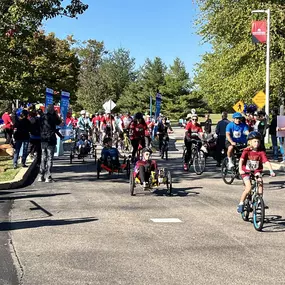 Up and ride ready at today’s Rideataxia Philly event!