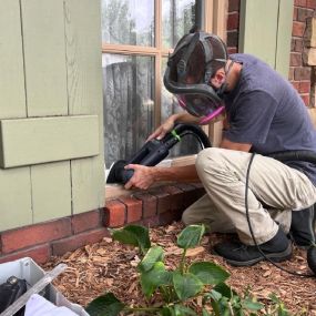 Wood Rot Being Repaired