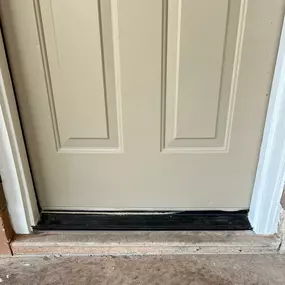 Example of door frame repair with Preservan