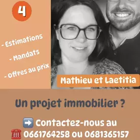 Bild von Mathieu et Laetitia - Conseillers Immobilier SAFTI - Tucquegnieux et alentours