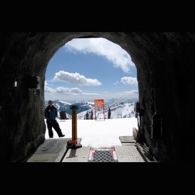 Exiting the Peruvian Tunnel at Snowbird