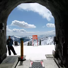 Exiting the Peruvian Tunnel at Snowbird