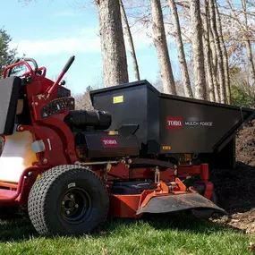 Get any landscape summer-ready with the GrandStand MULTI FORCE Mulch Dump, allowing you to move and spread mulch fast and easy.