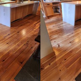 Douglas Fir Sand and refinish Tahoe And Truckee