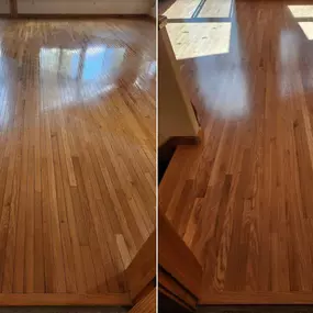 Red Oak Flooring Repair Refinish