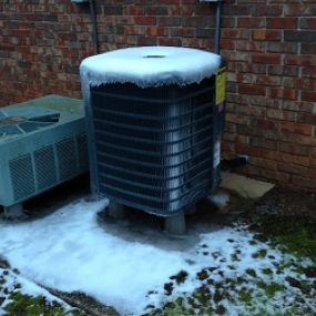 Watch out for freezing rain on your heat pump