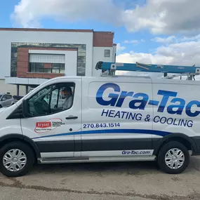 Gra-Tac Heating and Cooling Service Truck.