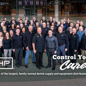 DHP is hiring to support our growth!
With over 30 years of experience, DHP has become one of the US's largest, family-owned, full-service dental supply and equipment dealers.
We have 8 full-service branch locations and 2 call centers that service thousands of dental and healthcare accounts nationwide!