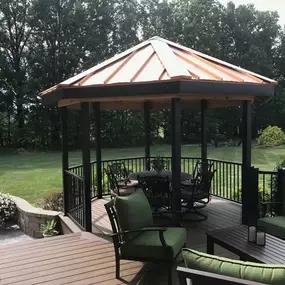 Pavilion Built by Hen-House Decks, the trusted outdoor living contractor in Ohio