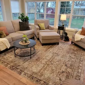 Beautiful Sunroom built by Precision Decks & Patios in the Greater Grand Rapids Area