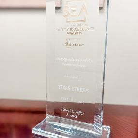 Safety Excellence Award winner Texas Stress