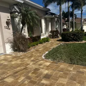 Paver Driveway And Walkway